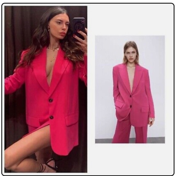 🩷 STRAIGHT CUT BLAZER - Picture 4 of 13